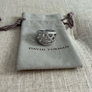 David Yurman Intricate Silver Ring
